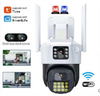 Q07-6MP Cámara Inteligente Policial Exterior Tuya SmartV WIFI