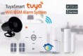 10GDT Alarma WIFI & GSM Inalambrica Tuya Smart soporta Domótica con sirena 15W corneta